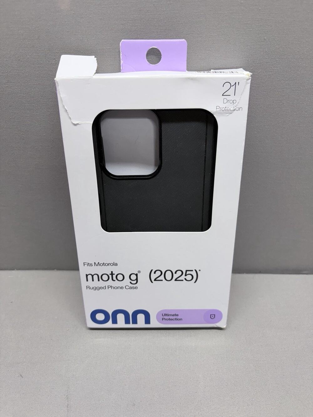 Onn. Branded Rugged Phone Case Designed To Fit the Motorola Moto g (2025).